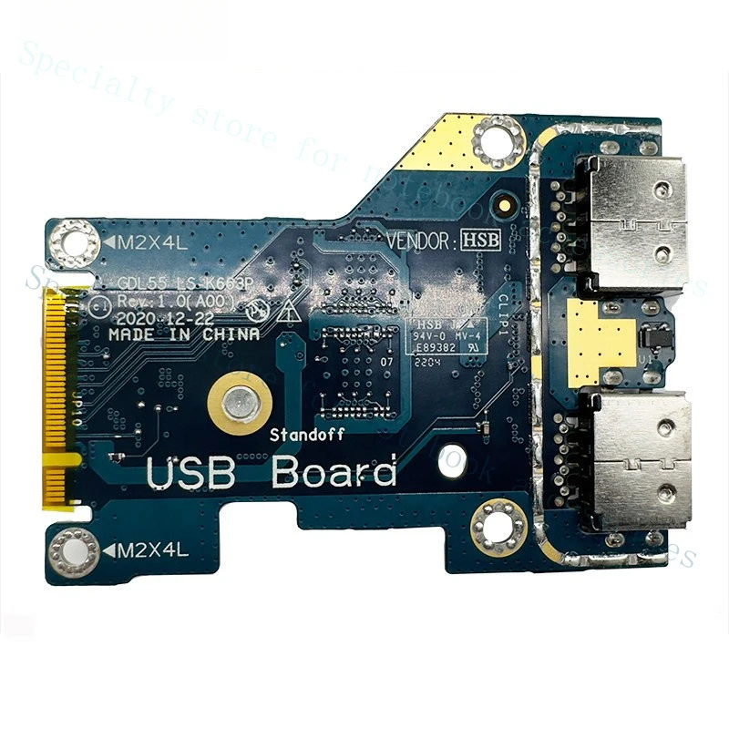 A+  for Dell G15 5510 / 5511 USB Daughterboard (Part Number: 0PXVKJ / LS-K663)