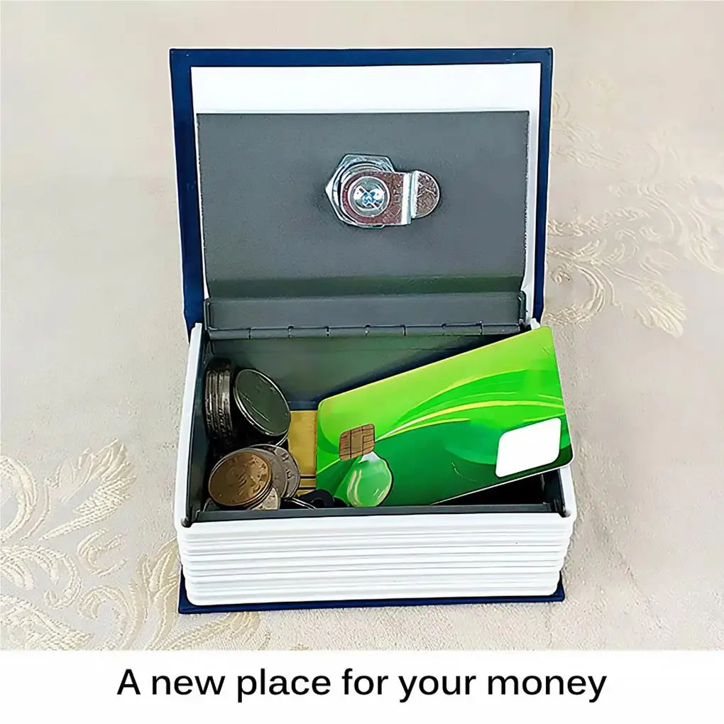 Mini Safe Box Cash Jewelry Diary Security Lock Boxes Protective Locking Case