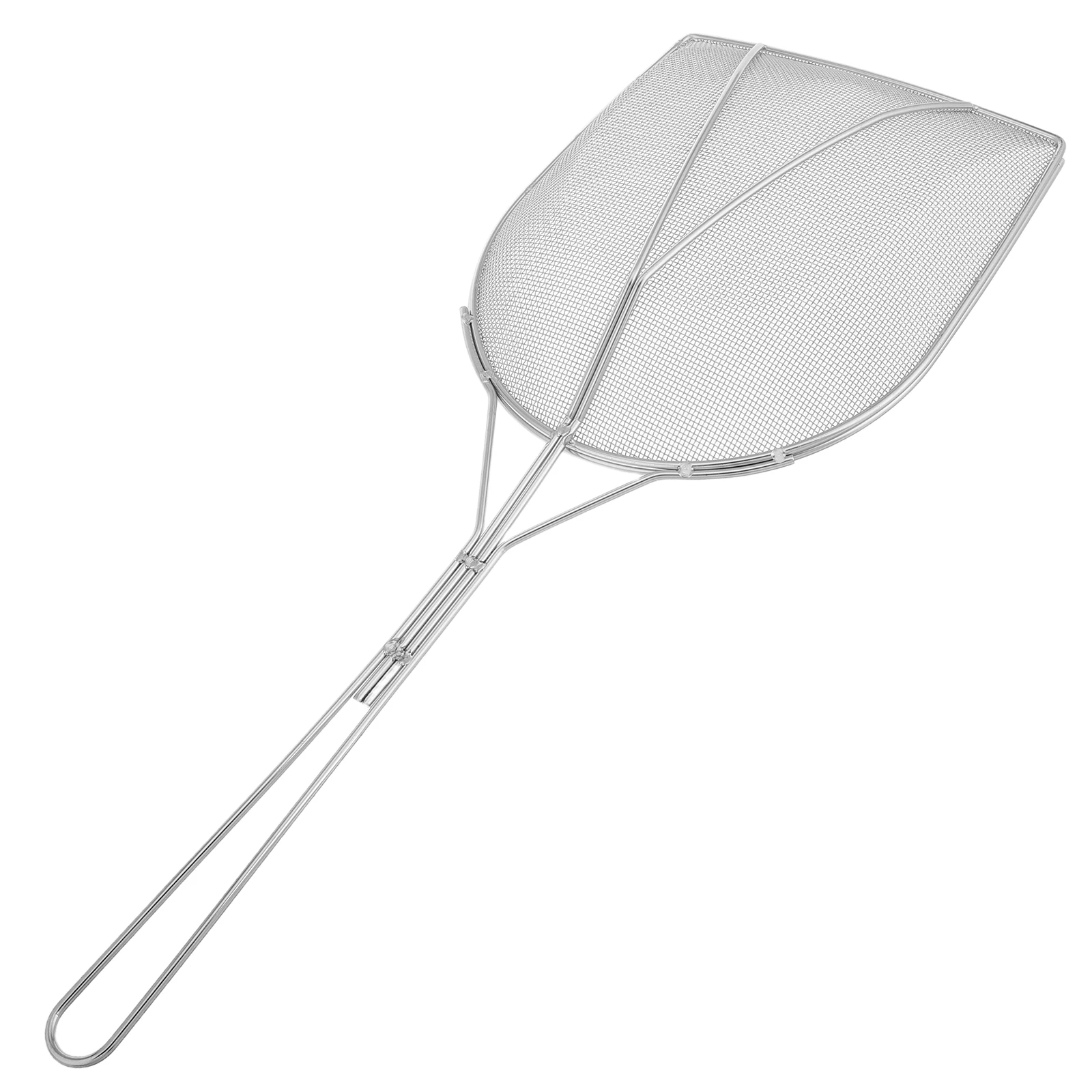 

1pc Outdoor Camping Grease Scoop Stainless Steel Strainer Small Mesh Skimmer Spoon Portable Compact Size Kitchen Utensils