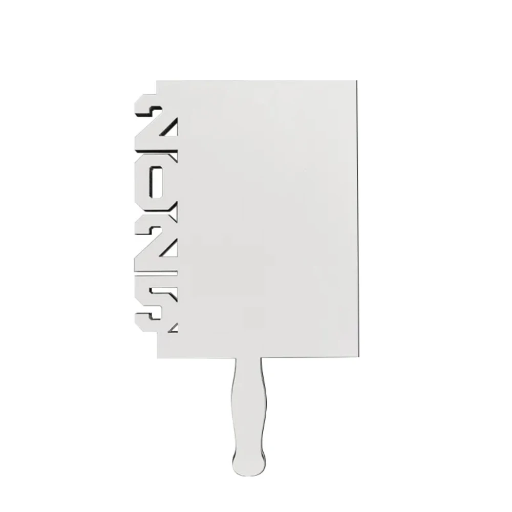 

5pcs Pack Blank White Sublimation MDF Graduation Paddle Fan