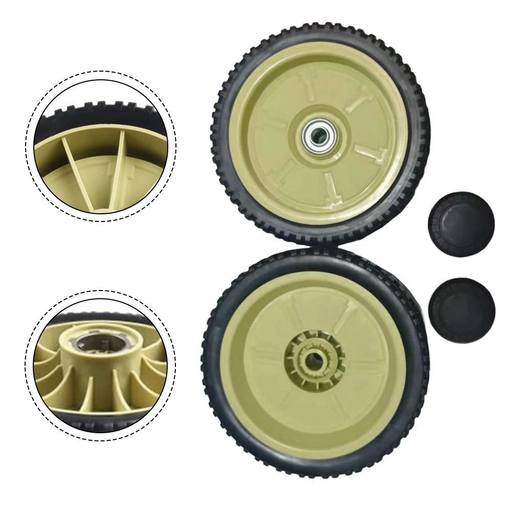 

Rubber Lawn Mower Wheels 3328131 8-inch Lawn Mower HRJ216 Handcart Wheels 42810-VJ9-000 Self-propelled Rear Wheel Garden Tools