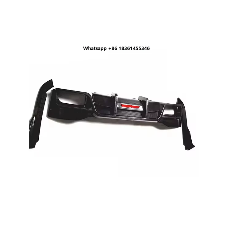 

For M5 F90 2018-2019 DL-BW1013-10 Ture Factory Fitment M5 F90 Best Quality Dry Carbon Fiber Fibre Rear Bumper Diffuser Lip