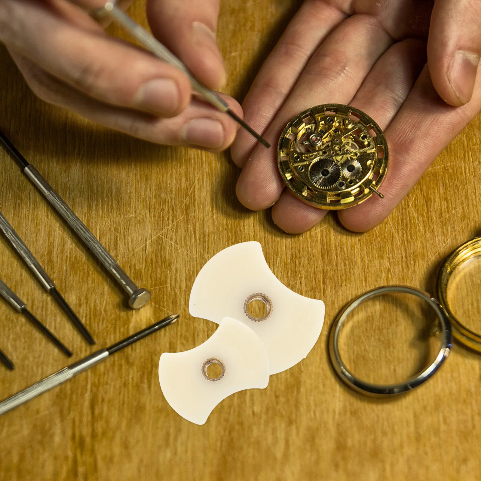 

8Pcs Watch Kit Durable Plastic Replacement Watch Case Presser Tool Watchmaker Repair Set Watchmaker Repair Kit