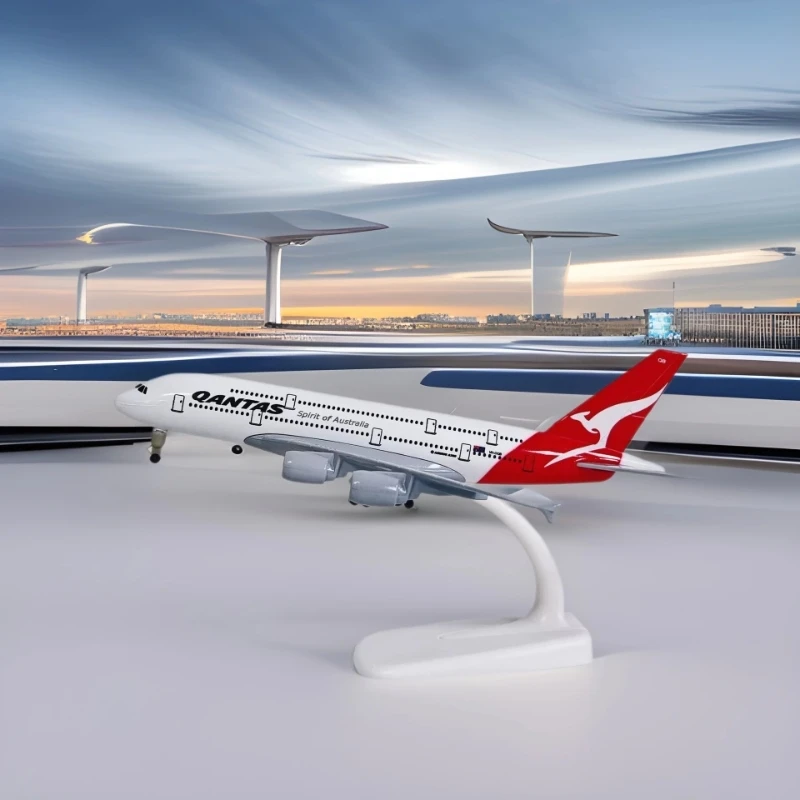 20cm Alloy Metal Table Decorations Scale Plane Air Australian Qantas A380 Airlines Airplane Model Airbus 380 Model Planes Gifts