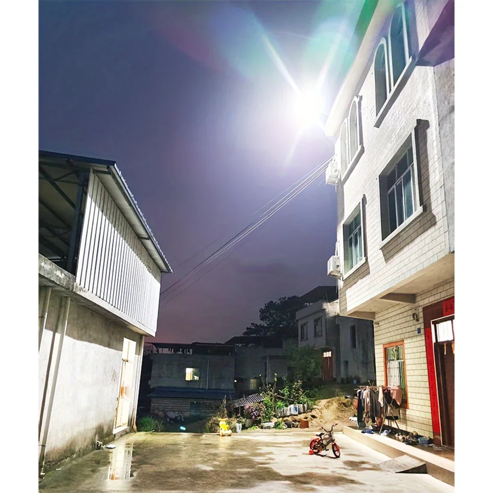 Newest Upgrade 5000W Powerful Outdoor Solar Sensor Light With Remote Control 3 Modes External Solar Lamp Garden Street Sunlight