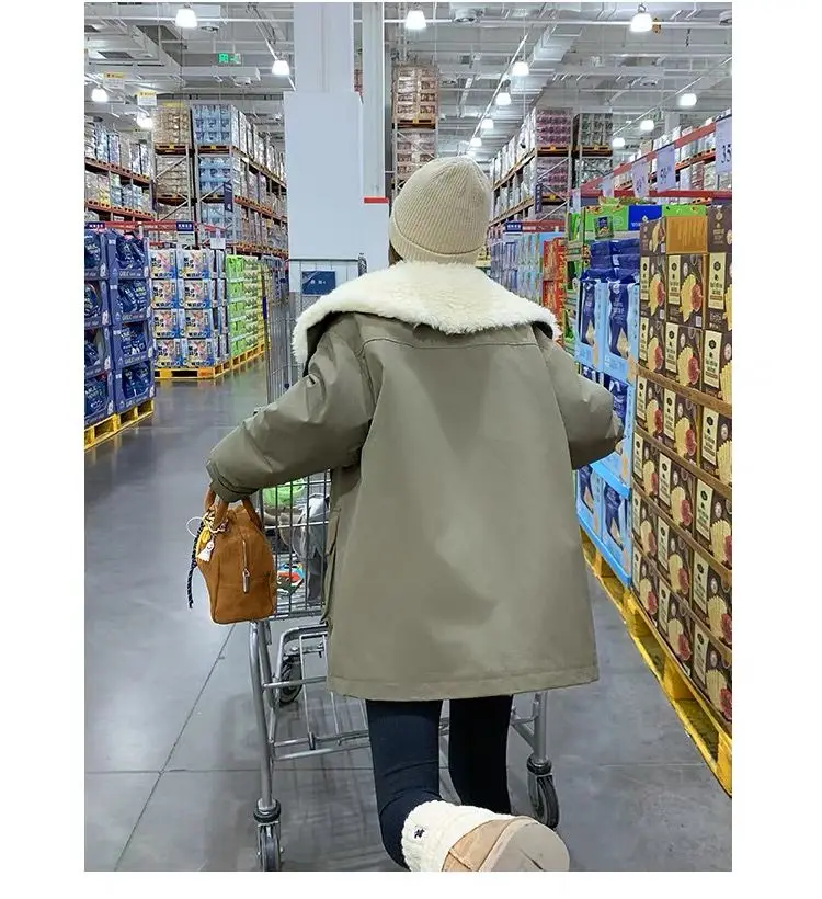 

Parkas Womens Nieve Autumn Velvet Flock Embroidered Gathered Waistband Sashes Ruched Buttoned Pleated Layered Flared Feminina OL