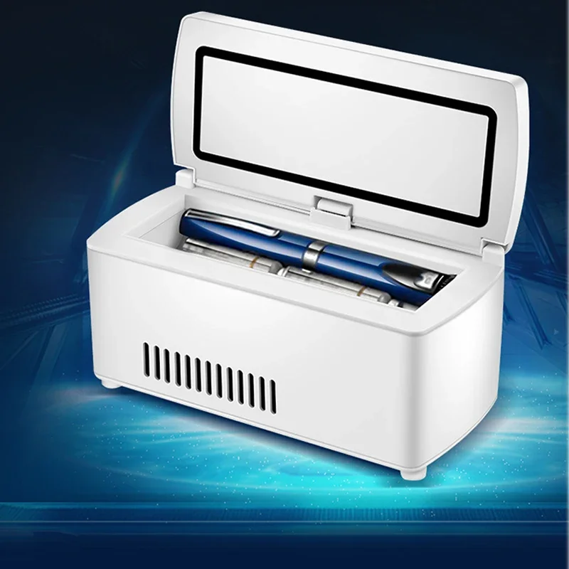 Keepin – boîte de refroidissement à insuline 2021 mAh, nouveau modèle mis à niveau, Mini refroidisseur d'incoolémie Portable, avec batterie intégrée, boîte de stockage froide, 10400