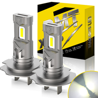 BMTxms 2PCS H7 LED Motorcycle Front Headlight Wireless Fanless 60W H18 led Car Fog DRL Light CSP Chip For Harley Kawasaki Yamaha