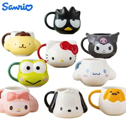 Hello Kitty My melody Kuromi KEROKERO KEROPPI mug ceramic anime three-dimensional cup ins high-value personalized water cup gift