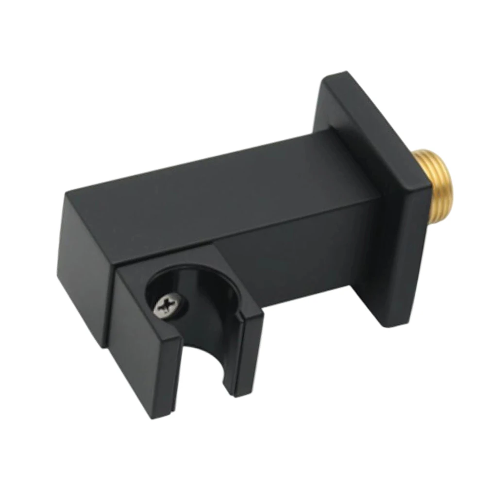 Handheld Shower Head Holder Wall Mount Bracket For Bathroom Sprayer Stand Copper Gold Black Finish Plumbing Fixture