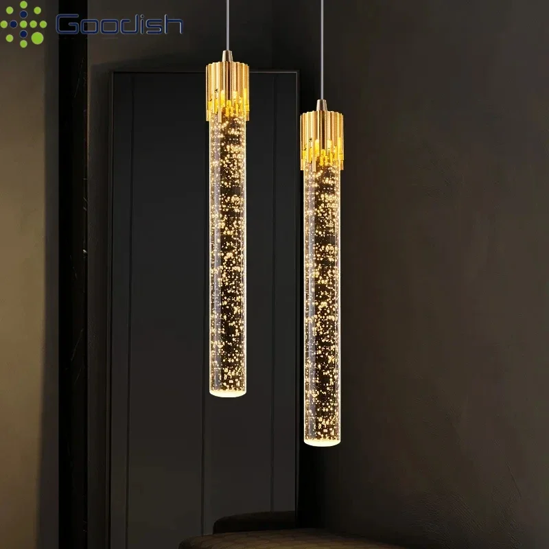 Minimalist Stylish Creative Alloy light-emitting transistor LED Pendant Lights Art Lamps for Bedroom Home Decoration Chandelier