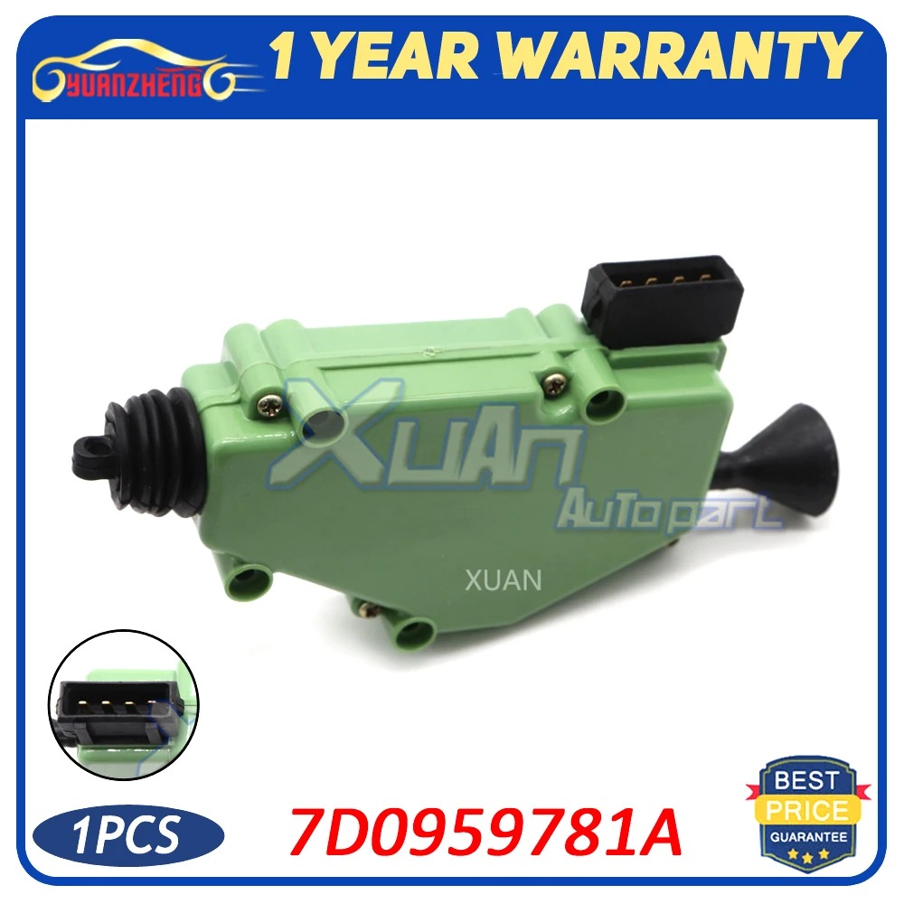 Actuador de cerradura de puerta, bloqueo centralizado 7D0959781A para Volkswagen Vanagon Transporter EuroVan Caravelle T3 T4 Multivan