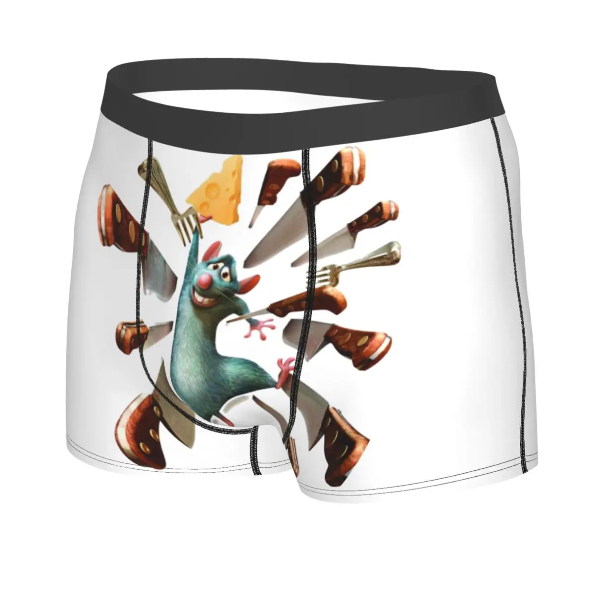 Ratatouille Remy Cartoon Movie Intimo da uomo Mutandine boxer personalizzate stampate sexy