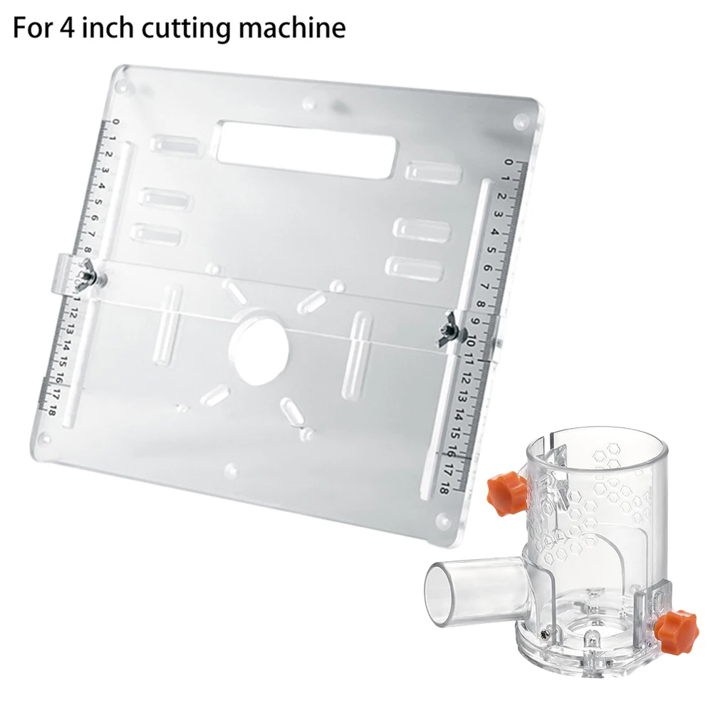 

Easy To Use Woodworking Tool Professional Tool Dust Collection Cover Acrylic Cutting Plate Dynamic Observation Feature