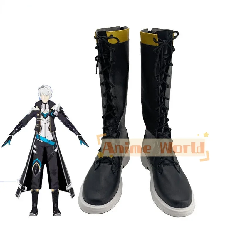 

Игра Honkai Impact 3, кевин Каслана, обувь для косплея, карнавальные ботинки на Хэллоуин, обувь из искусственной кожи, реквизит для косплея, индивидуальный заказ