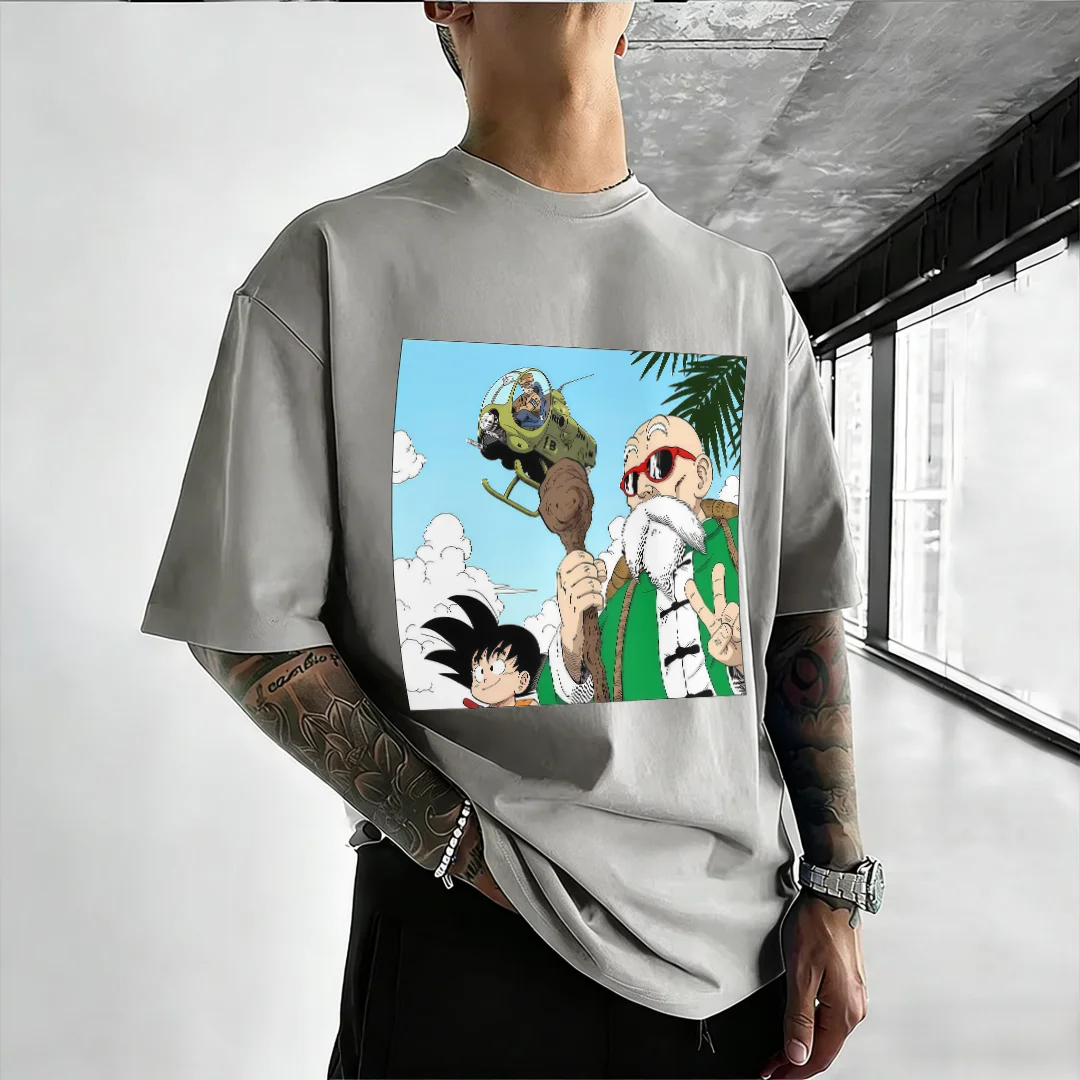2026 Sommer Bestseller Dragon Ball Anime Muster Familien-Eltern-Kind T-Shirts Hochwertige Kurzarm Harajuku Streetwear Tees