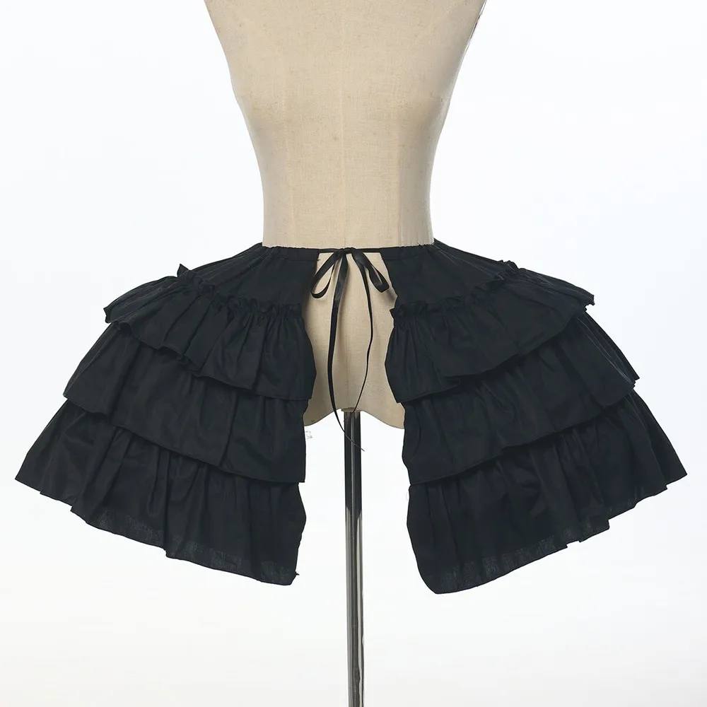 Keranjang Beban Ganda untuk Gaun Rococo Crinoline Cage Hoop bustle Hoop Rok Bustle