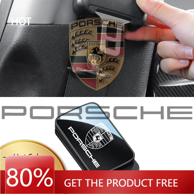 

Магнитный держатель-стабилизатор ремня безопасности для Porsche Cayenne, Macan, Panamera, 918, 911, регулируемый фиксатор-клипса для Porsche 918, 911