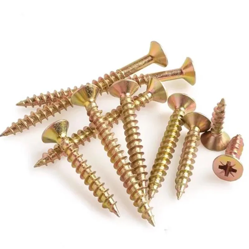 M3 M3.5 M4 M5 M6 Zinc Plated Phillips Countersunk Head Self-tapping Wood Screws Long Self Tapping Woodscrews