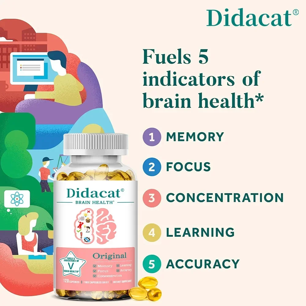 

Капсулы фосфатидилсерина — добавка для поддержки мозга для фокуса, памяти и обучения, повышения иммунитета, без ГМО, без глютена