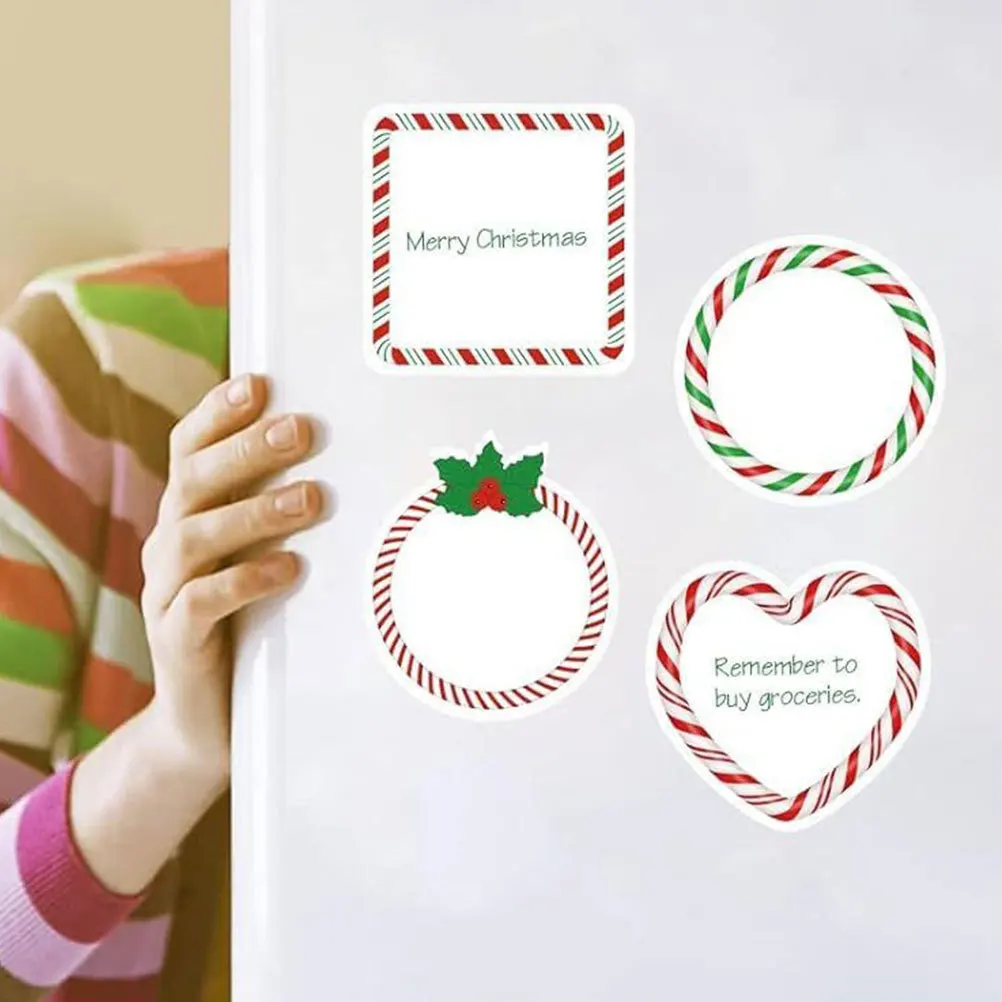 

1 set Christmas Candy Sticky Notepads Festive Memo Pads Holiday Self Adhesive Notebooks For School Office Scrapbook (1 Set)