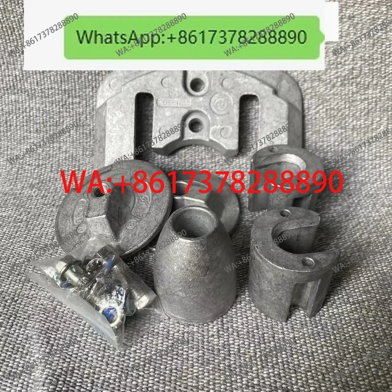 

Alpha Bravo Комплект цинковых блоков с тремя кормовыми машинами Морской анод с цинковым блоком Оригинальный положительный