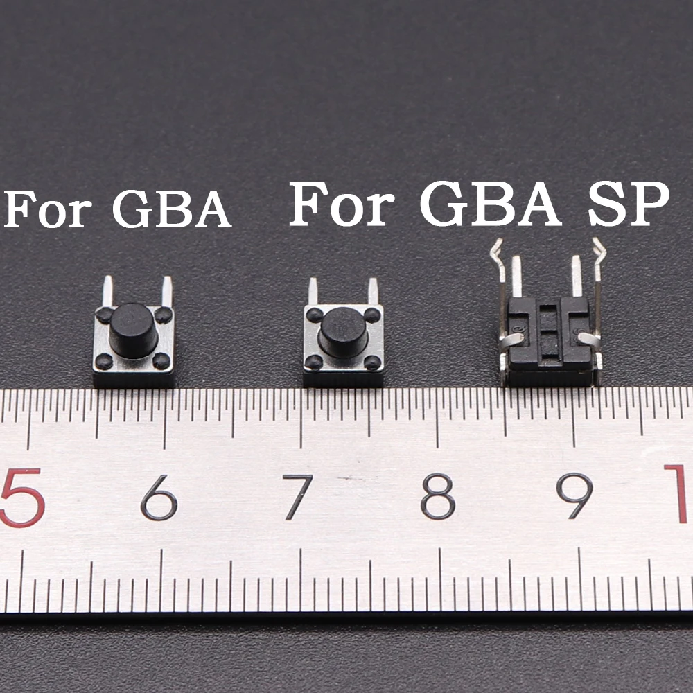 10 шт. для GBA Gameboy Advance SP левый и правый плечевой триггерный переключатель для GBA SP L R ключ микропереключатель 10 шт. для GBA Gameboy Advance SP левый и правый плечевой триггерный переключатель для GBA SP L R ключ микропереключатель