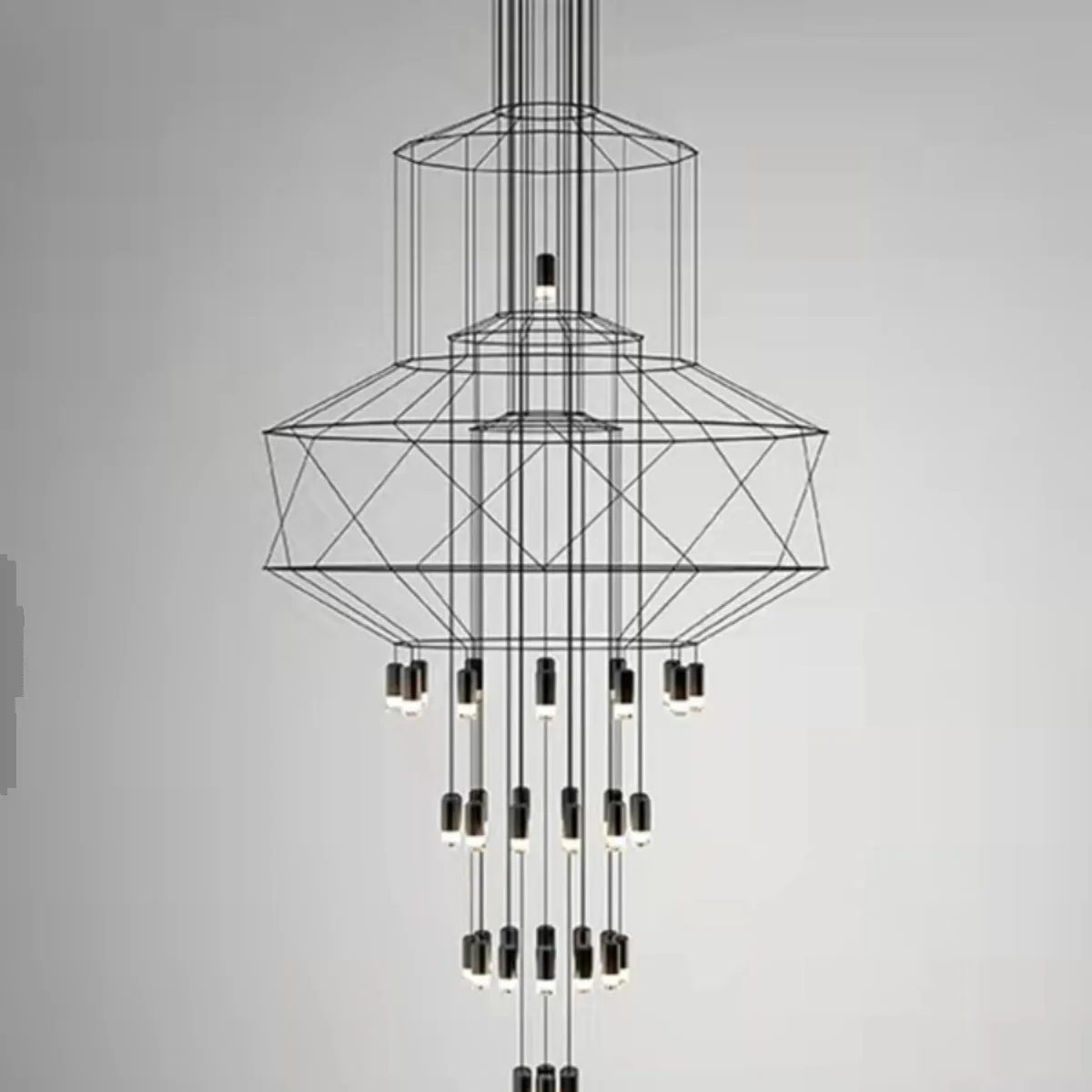 

Internet celebrity restaurant chandelier magic bean strip lamp dining room dining table bar chandelier