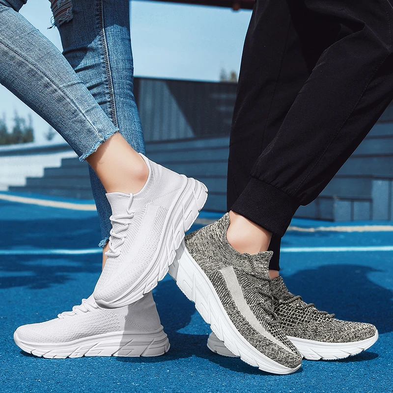 

Новые мужские и женские повседневные спортивные туфли большого размера, Нескользящая водонепроницаемая обувь, легкие удобные кроссовки, повседневные кроссовки