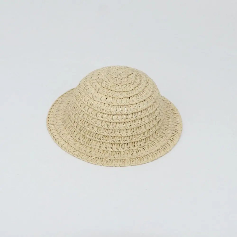 Mini sombrero en miniatura para casa de muñecas, 5 estilos, sombrero tejido hecho a mano, accesorios, adorno para casa de muñecas, sombreros tejidos a mano, muñecas de algodón de 10cm