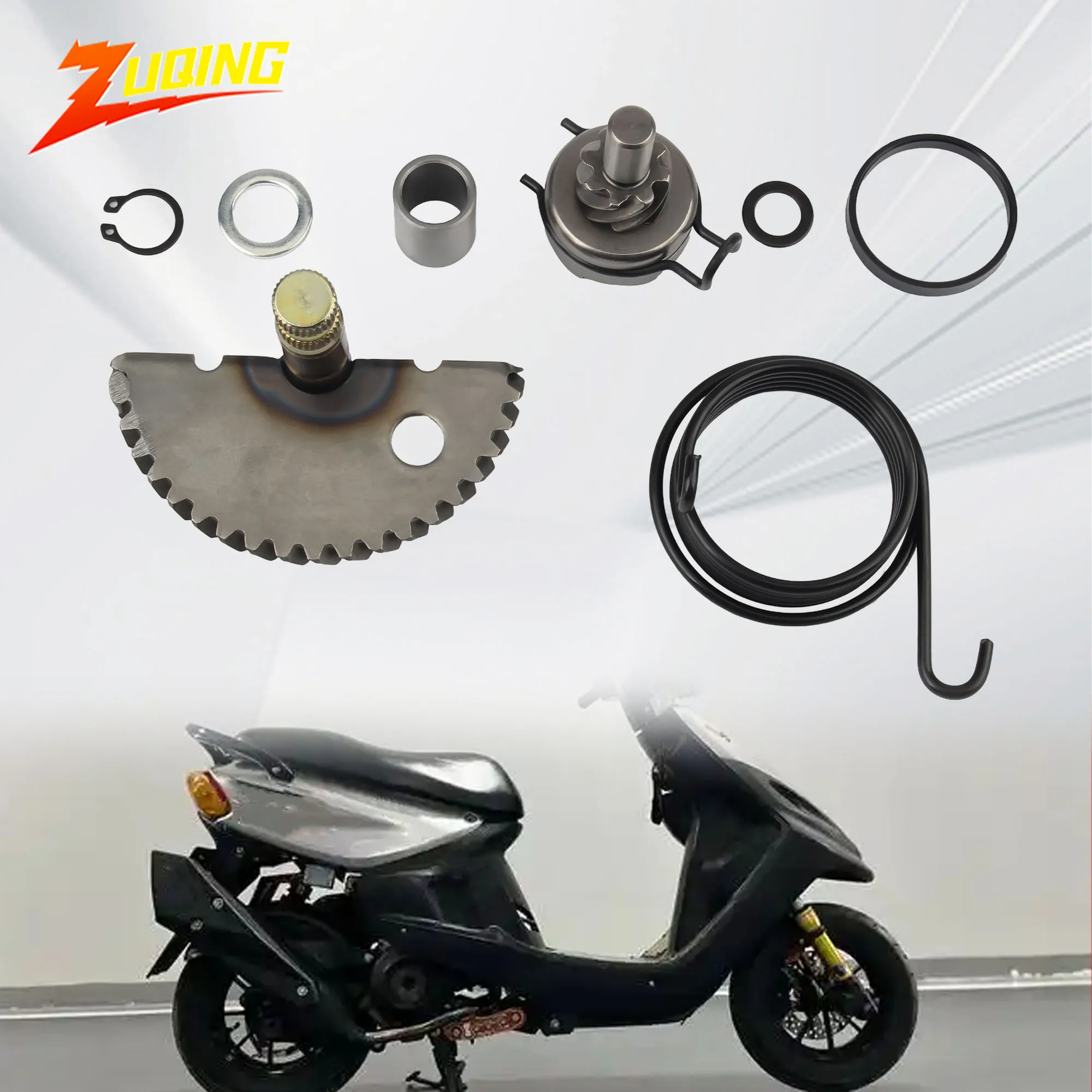 

Motorcycle Starter Lever Shaft Gear Assembly Kit For GY6 49CC 50CC 80CC 100CC Lifan 139QMA 139QMB Scooter Moped ATV Accessories