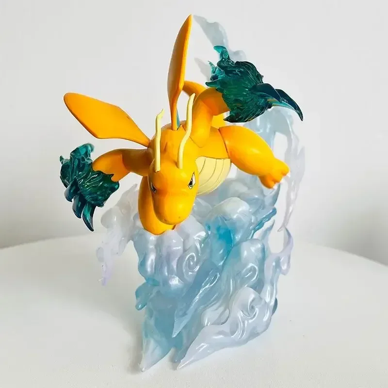 2024 New Pokemon Anime Figure Dragonite Figurine 17cm Pvc Statue Model Dolls Collectible Room Ornament Toy Birthday Gifts