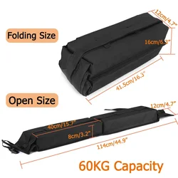 Universal 600D Car Top Roof Soft Rack Cross Bars Kayak Holder Luggage Carrier