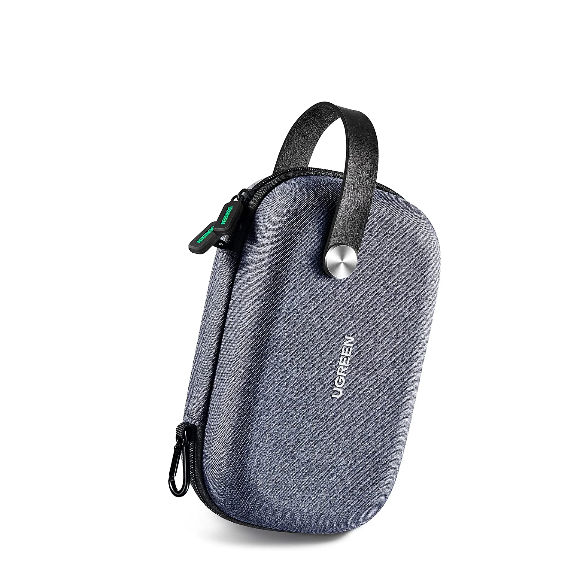 UGREEN Electronics Travel Organizer Hard Case Double Layer Cord Organizer Bag External Hard Drive Carrying Case