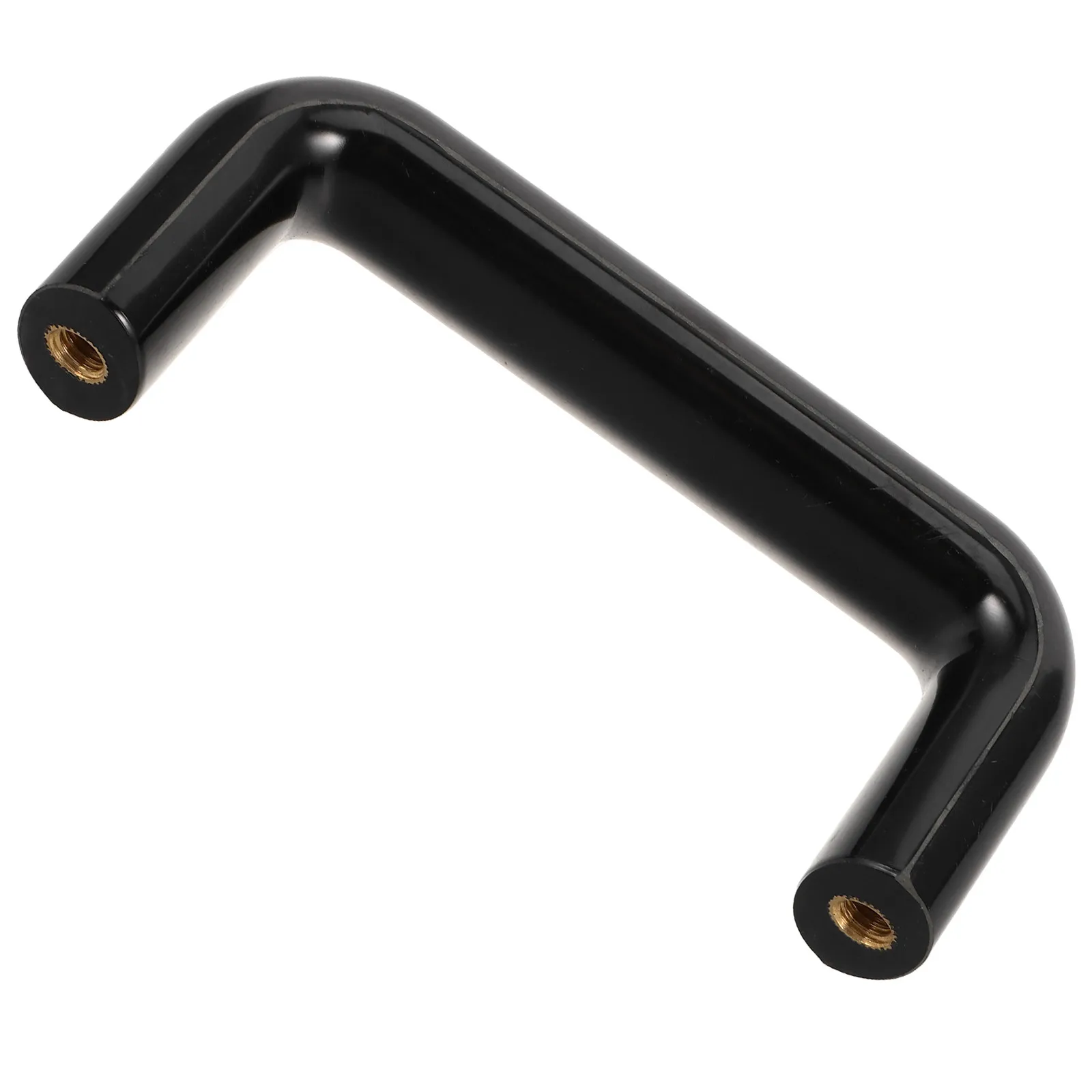 U Shape Bakelite Pull Handle Black Heavy Duty Industrial Machine Oven Door Replacement M8 Thread 120Mm Centers Easy Installation