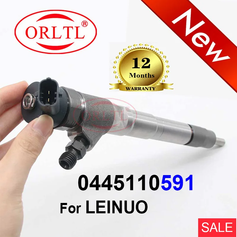 

ORLTL 0445110591 High Quality Injector 0 445 110 591 Diesel Common Rail Fuel Injector for Engine CRI2-16 LEINUO shang chai