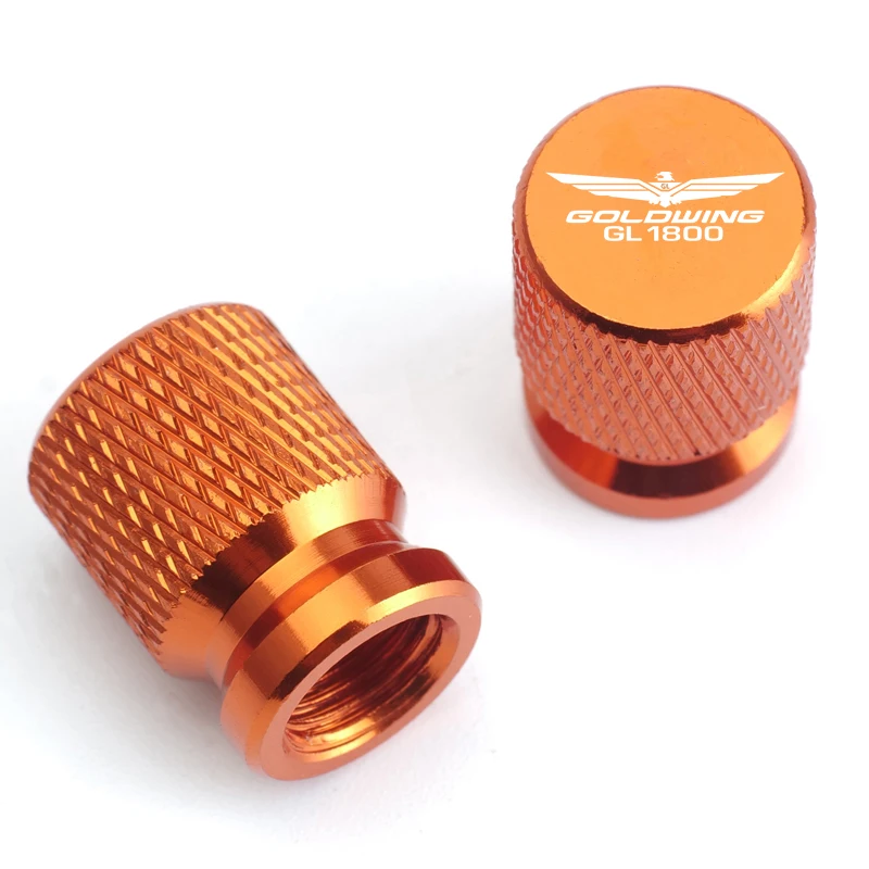 Motorcycle CNC Aluminum Tire Valve Air Port Stem Cover Caps For HONDA Goldwing 1800 GL1800 GOLDWING1800 2001-2023 Accessories
