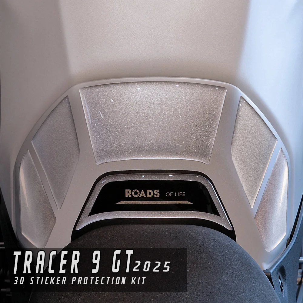 Motorcycle Accessories 3D Epoxy Stickers for Tracer 9 GT Ceramic Ice Tracer 9GT 2025 Stickers Saddle Area Protection Kit