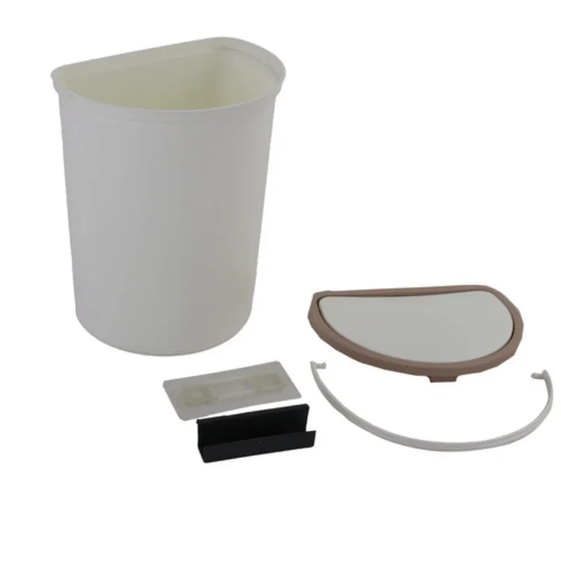 10L Trash Bin With Lid For RV Camping Boats Caravan & Motorhome Portable Waste Storage Trash Can For Outdoor & Vehicle Use