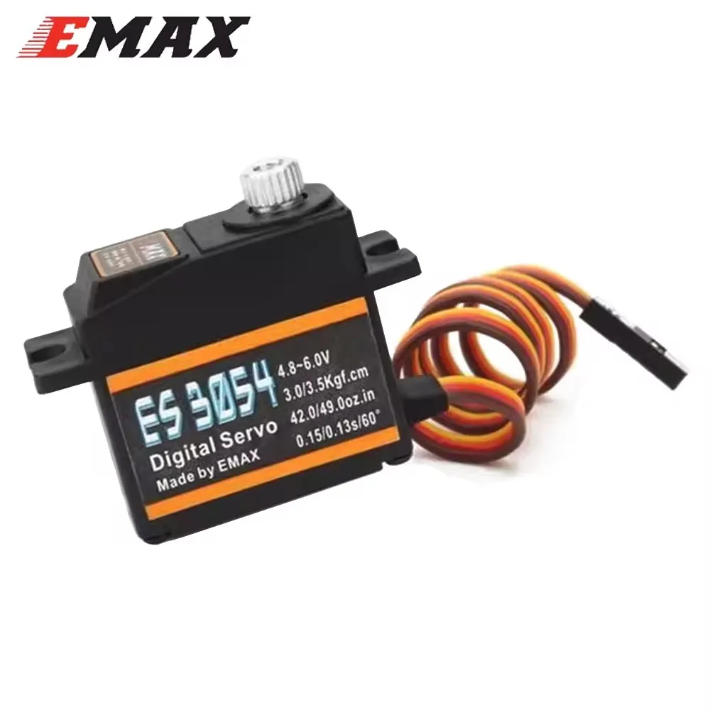 

Emax ES3054 3054 4.8-6.0V 3.5kg 23T Metal Gear Digital Servo Futaba JR Plug For RC FPV Fixed Wing Airplane Helicopter Accessory