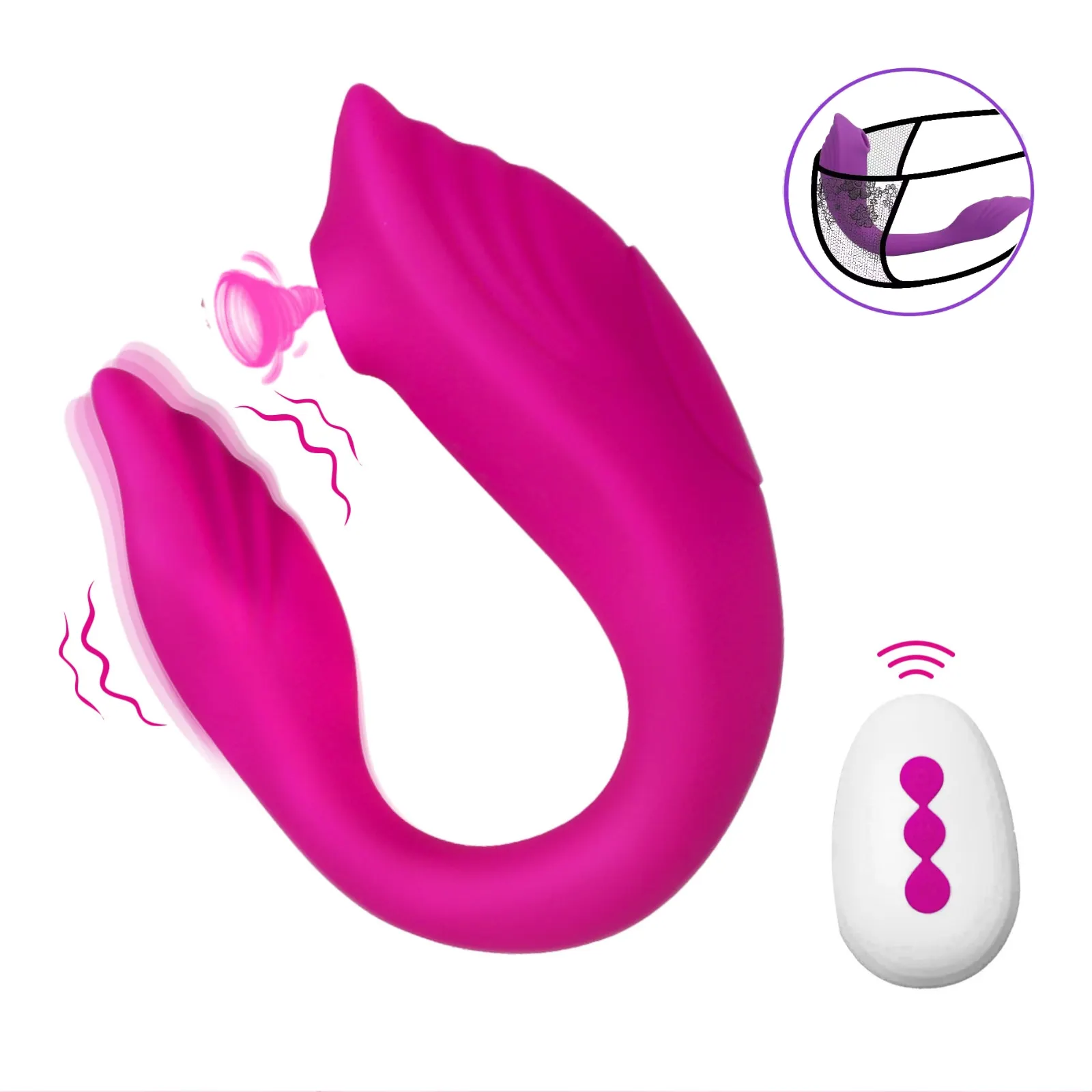 10 Modes Wearable Vagina Sucking Vibrator G Spot Clit Sucker Nipple Clitoris Stimulator Remote Control Oral Sex Toy For Women