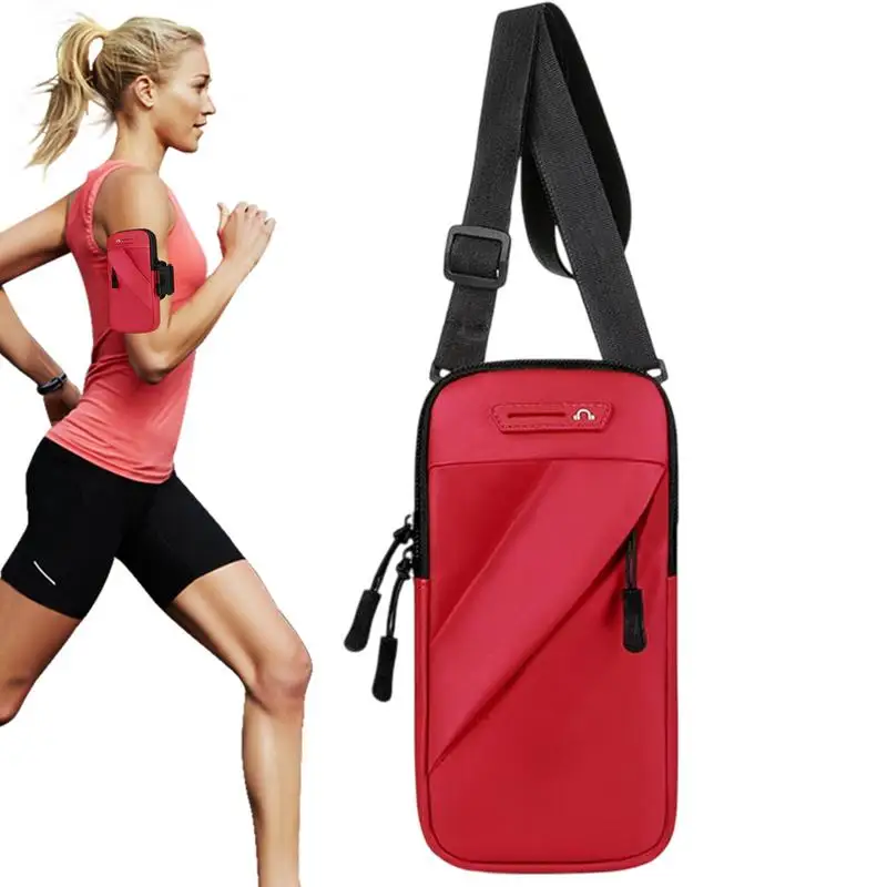 

Phone Arm Bands For Running Sports Smartphone Pouch Waterproof Phone Arm Bands With Shoulder Strap For Workout Exercise Jogging