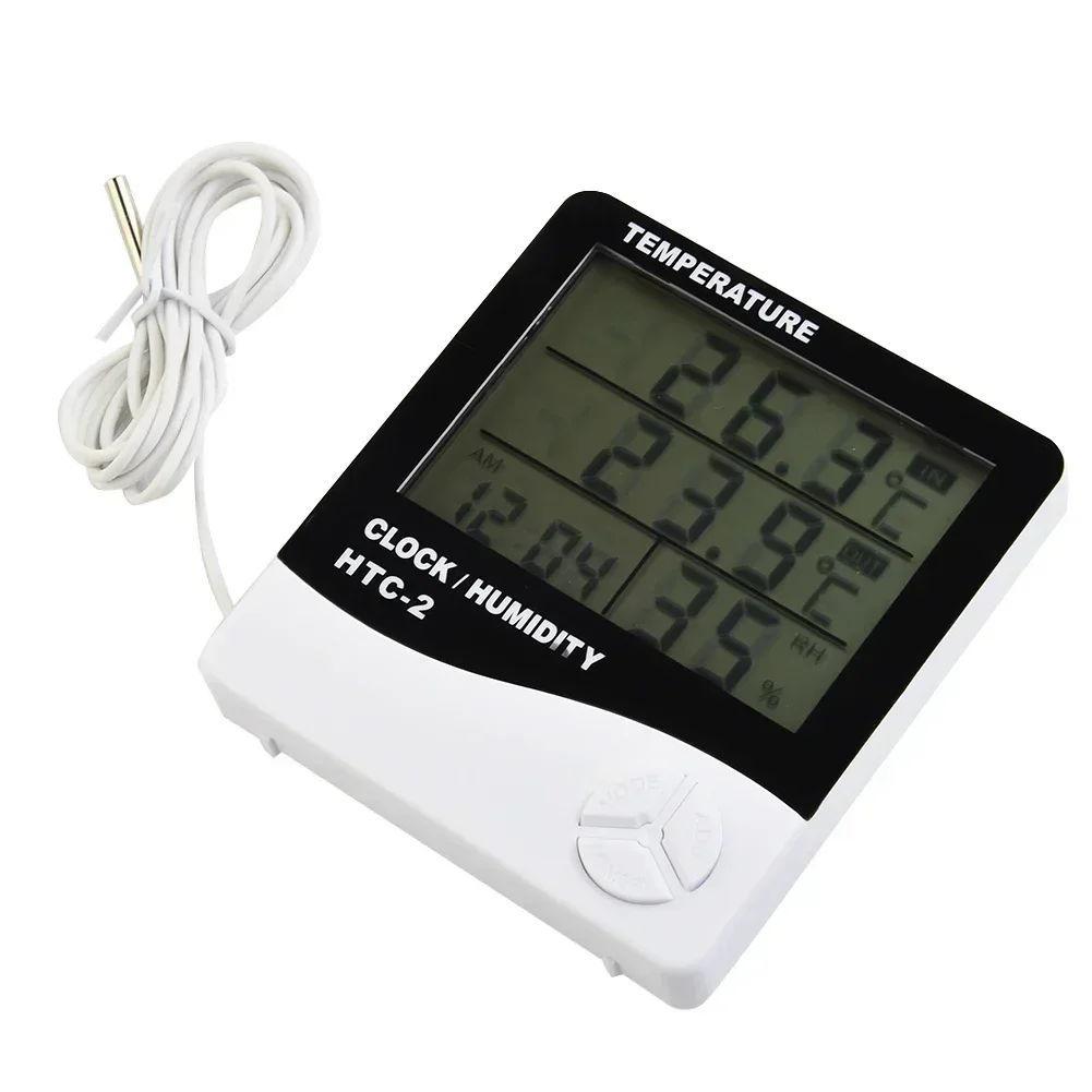 Brand New Humidity Time Thermo-Hygrometer Thermo High Quality ZI50℃ To +70℃ 10.3 * 9.3 * 2.15CM 120g Brand New