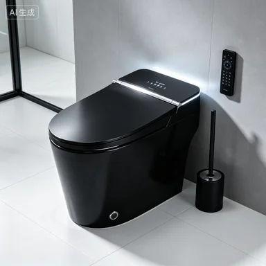 High-End Smart Toilet with Customizable Colors Sensor Flush Instant Hot Water Heating S-Type Floor Drain for Ground Installation