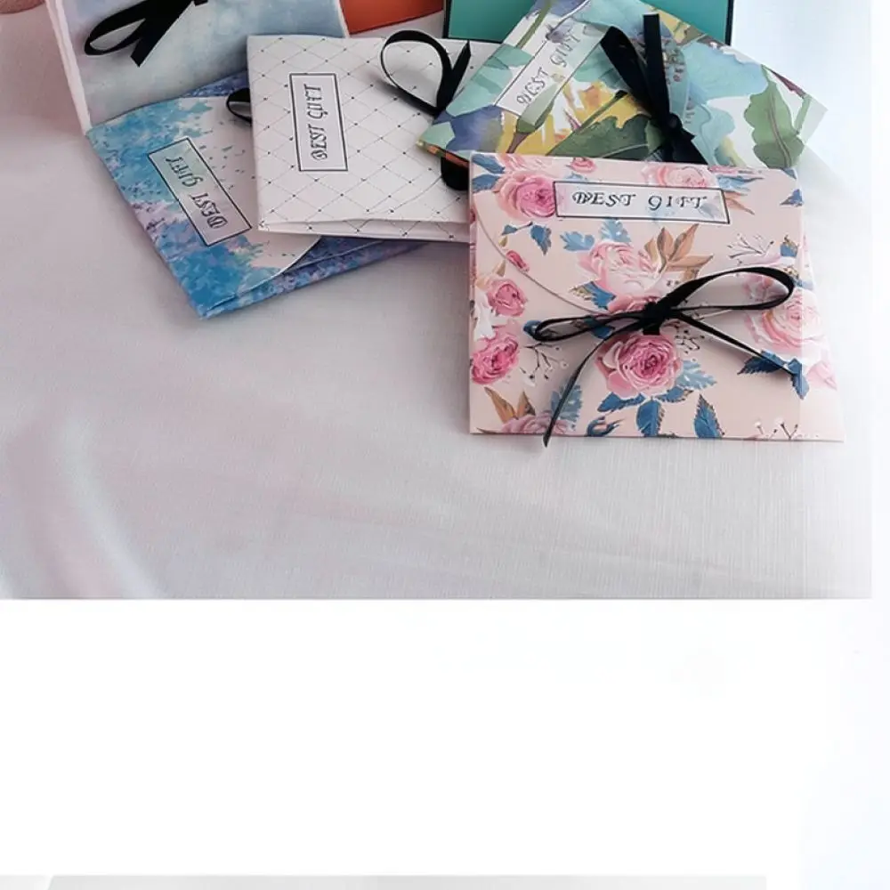 Elegant Envelope Style Gift Packaging Box For Silk Handkerchief Pajamas Shirt Storage Decorative Paper Case Party Supplies