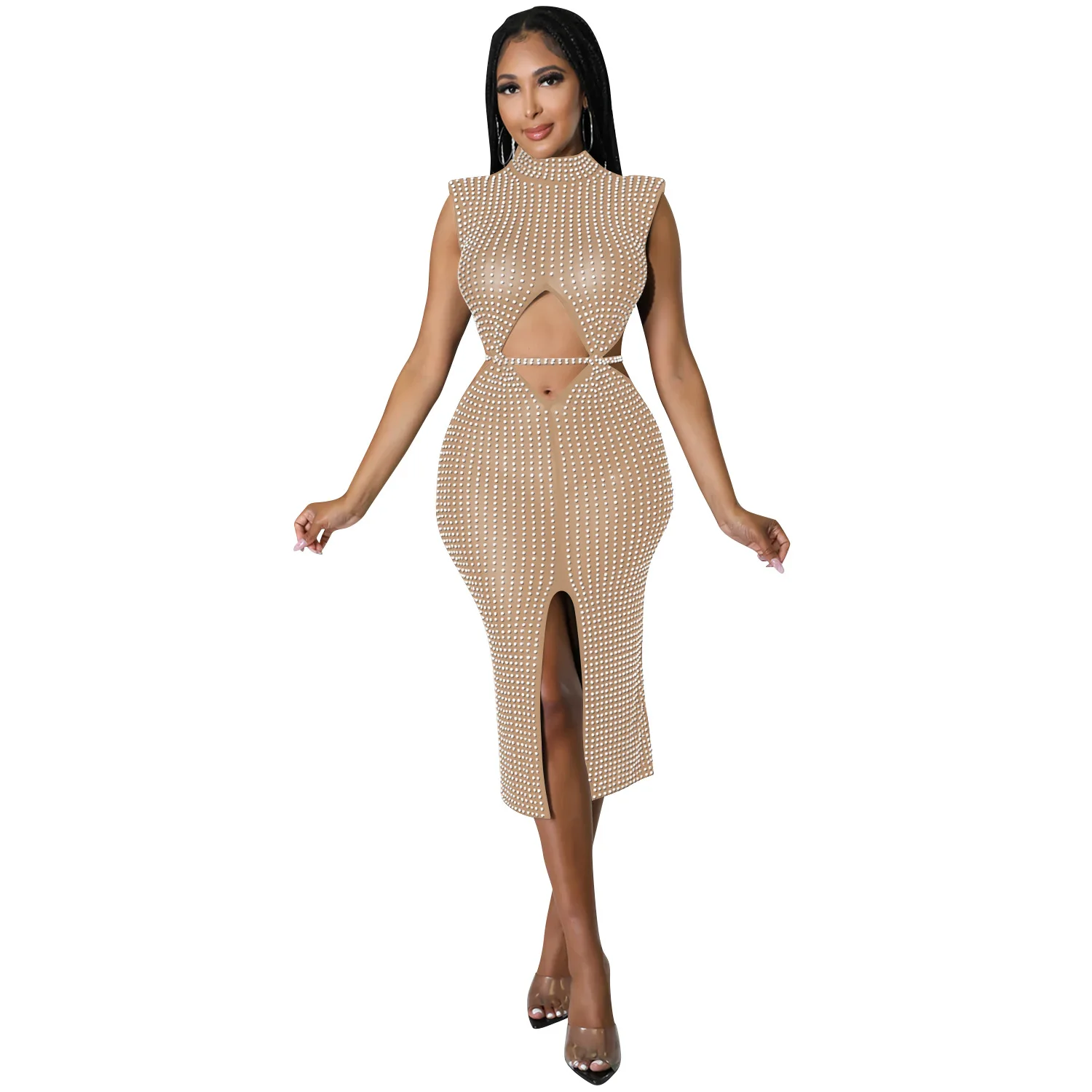 

Women Beach Cover Ups Pareo Summer Dress Outlet 2024 Swim Wear Sparkly Saida De Praia Feminino Sexy Mesh Perspective Hot Diamond