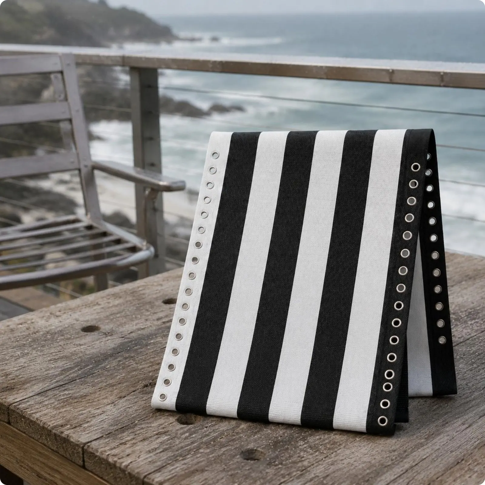 Variant: 160x43cm Blk Stripe