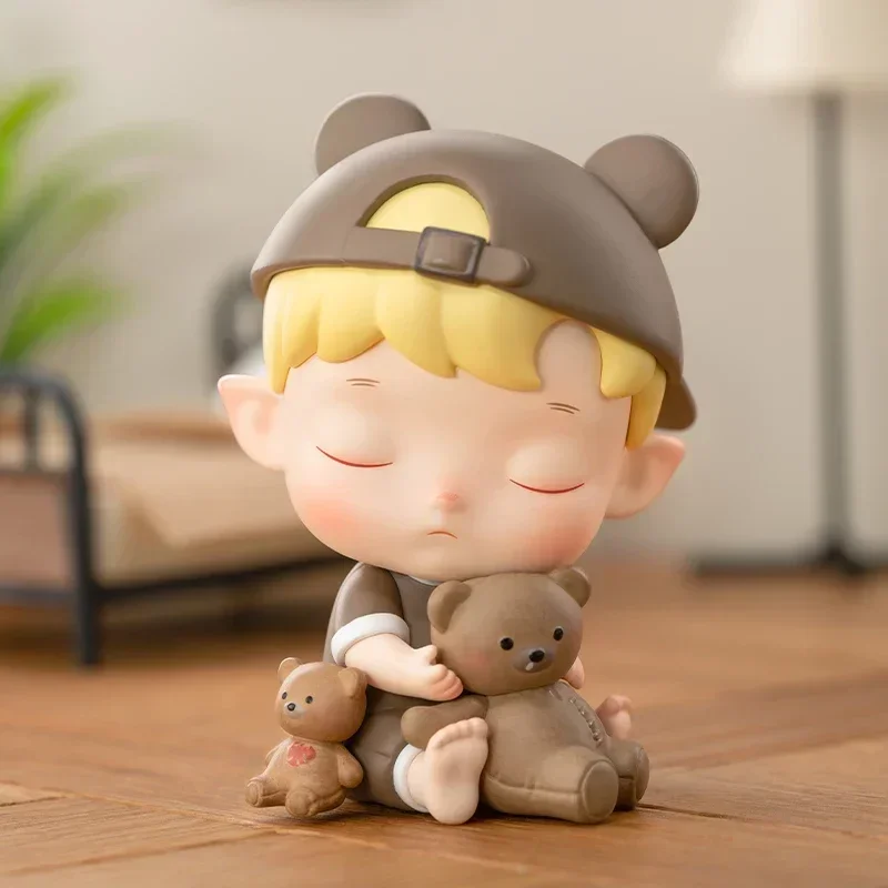 POP MART 하치푸푸 성장 일기 시리즈 정품 미스터리 박스 블라인드 박스 추측 백 장난감 인형 귀여운 데스크탑 장식품 컬렉션