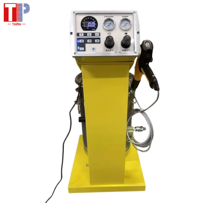Tpaitlss  Portable Metal Iron Powder Coating Machine Industrial Intelligent Electrostatic Spray Gun PLC for Steel