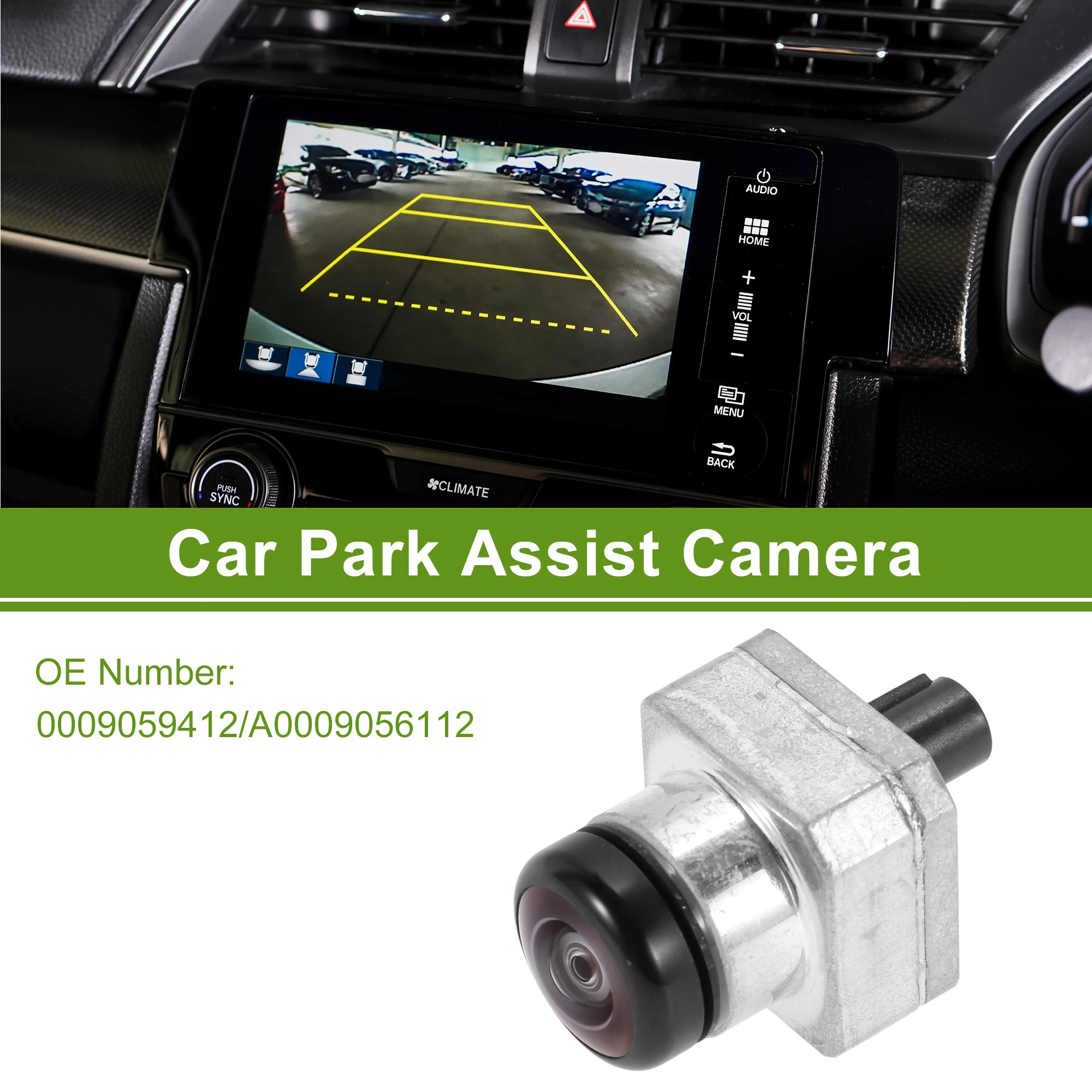 UXCELL Car Camera Front View Camera for Mercedes-Benz X290 C257 C167 No.0009059412